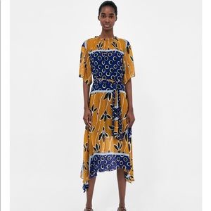 Printed chiffon dress